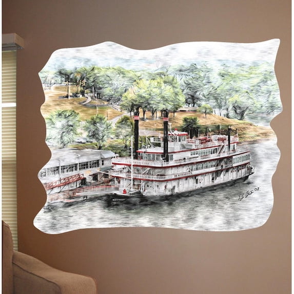 Wallhogs Batie Belle of Cincinnati Wall Mural