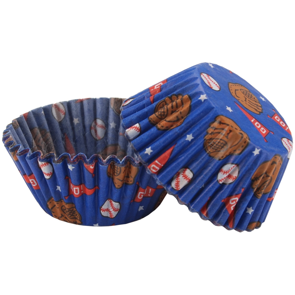 Baseball Baking Cups