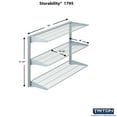 thumbnail image 2 of Triton Products® Heavy-Duty 3 Tier Wire Shelf, Grey, 375 lb. Capacity, 2 of 8