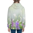 thumbnail image 6 of Kdxio Purple Butterfly On Wild Pattern Kids Boys Girls Zip Up Hoodie 3D Printed Hooded Sweatshirt Hoody Coat with Pocket 7-12 Y-Small, 6 of 6