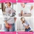 thumbnail image 5 of Donut Pillow Seat Cushion for Tailbone Pain Relief and Hemorrhoids, Home Office Chair Cushion for Long Sitting Work, Memory Foam Car Seat Cushions for Driving Butt Pain & Postpartum Pregnancy, 5 of 6