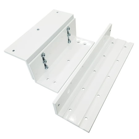 

Visionis VIS-ZL1200-WH White L and Z bracket for 1200lbs electromagnetic lock
