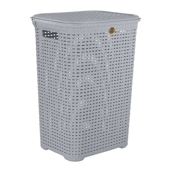 Cesto Rattan con tapa 48 Lt La Ardilla Gris