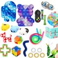 thumbnail image 1 of TheFound Sensory Toy Set Squeeze Earth Ball Stress Relief Anti-Anxiety Toy Kit, 1 of 8