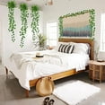 thumbnail image 3 of Artificial Ivy Garland, Fake Vines with UV-proof Green Leaves and Fake Plants Hanging Aesthetic Vines Are Suitable for Family Bedroom Parties, Garden Walls and Room Decoration., 3 of 6