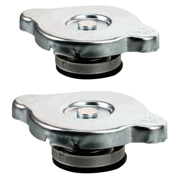 Worgeous 2pcs Car Radiator Cap 0.9 Replacement Water Tank Cap For Trucks Small Cars Easy To Install Prevents Leaks Ensures Engine Safety
