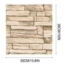 SLYNSHome DIY Self Adhensive Brick Pattern Wallpaper Sticker For Home Wall Decoration Wall Paper Wall Panel Wallpaper Kid Room