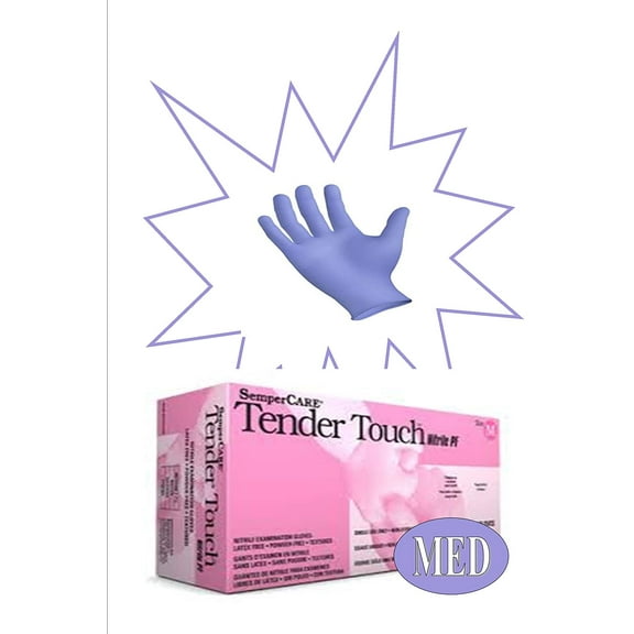 Sempermed TTNF203 TenderTouch Nitrile Powder-free Medium 200/bx