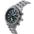 thumbnail image 3 of Citizen Promaster Geo Trekker Stainless Steel Black Dial Eco-Drive BY3006-53E 200M Men's Pilot Watch, 3 of 4