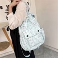 thumbnail image 4 of Women Floral Backpack Casual Travel Backpack Adjustable Strap Trendy Teenagers Daypack Fashion School Bookbag Daily Rucksack, 4 of 6