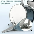 thumbnail image 5 of Kids Drum Set, 3-Pieces Junior Beginner Drum Kit with Adjustable Throne Stool, Bass Drum Pedal and 2 Drumsticks, 14 Inch Drum Musical Instruments with Cymbal, Tom and Snare Drum, Sky Blue, 5 of 7