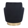 thumbnail image 5 of Velvet Material | Spot Cleanable for Convenience | Durable and Comfortable Barrel Chair, 5 of 6