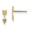 thumbnail image 1 of 14K Yellow Gold Gold Polished Arrow Post Earrings, 1 of 2