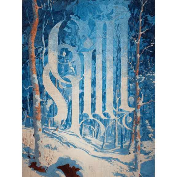 Winter Forest Canvas Print Wall Art for Living Room Bedroom Dining Room Office Hallway Decor