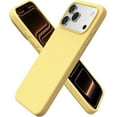 thumbnail image 1 of Compatible with iPhone 17 Pro Max Case,Slim Liquid Silicone 4 Layers Soft Gel Rubber Shockproof Protective Phone Case 6.9" with Anti-Scratch Microfiber Lining-  Yellow, 1 of 7