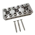 thumbnail image 1 of Puente de guitarra sin clavijero, cuerpo superior con almohadilla, reemplaza el retenedor, llave de ajuste, piezas superiores del puente fijo,, 1 of 9