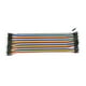 thumbnail image 1 of Cables de puente de de pruebas surtido opcional Cable de cinta multicolor - 40 piezas F 30cm Macarena Cables de salto Dupont, 1 of 8