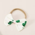 thumbnail image 4 of WOYY St. Patrick's Day Outfits for Girls Long Sleeve Romper Flared Pants Headband 3Pcs Set, Sizes 0-18 Months, 4 of 7