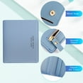 thumbnail image 4 of PU Leather Short Wallet for Women, EEEkit Bifold Wallet, Ladies Purses Small Wallet, Card Holder Zipper Coin Pocket, Zip-Around Security Wallet Travel Case, Blue, 4 of 8