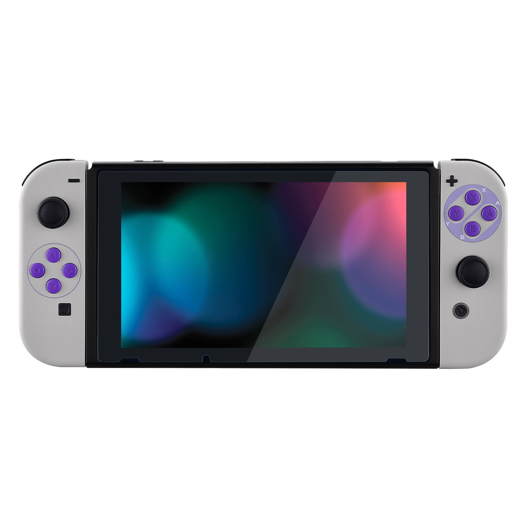 eXtremeRate Cosmic Pink Gold Marble Effect Joycon Handheld 
