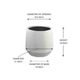 thumbnail image 6 of White Sandstone Planter with Smooth Handcrafted Texture, 6 of 6