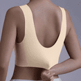 thumbnail image 5 of 3pc Womens Bras Comfortable V Mesh Full Coverage Bralette Supportive No Underwire Tshirt Everyday Bra, 5 of 7