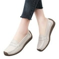 thumbnail image 3 of Sngxgn Flat Shoes for Women Classic Slip On Ballet Shoes Comfortable Dress Shoes(Beige,37), 3 of 7