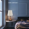 thumbnail image 4 of 2Pcs Small Lamp Shade Cloth Lamp Cover Chandelier Lamp Dust Cover Fabric Lamp Accessory for Table Lamp and Floor Light, 4 of 10