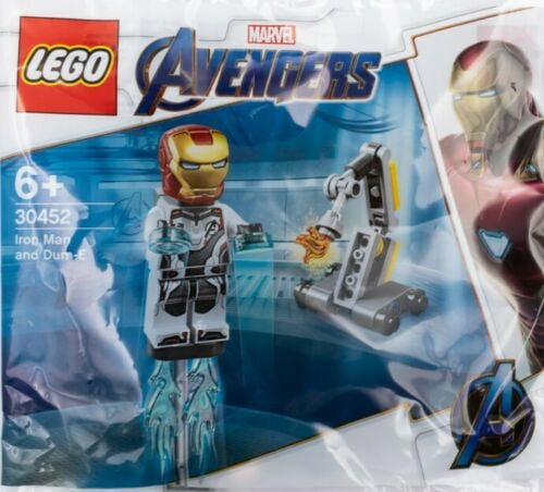 Lego Marvel Avengers Iron Man And Dum-E Polybag sealed 30452 