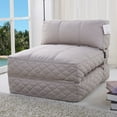 thumbnail image 1 of Gold Sparrow Austin Fabric Bean Bag Chair Bed, 1 of 11