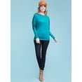 thumbnail image 4 of Made by Johnny Women's Batwing Long Sleeve Top M JADE, 4 of 6