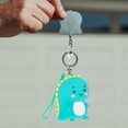 thumbnail image 3 of FESTFENDS Dinosaur Keychain Cartoon Animal Key Chain Dinosaur Design for Teenagers Holding Small Items 1Set, 3 of 8