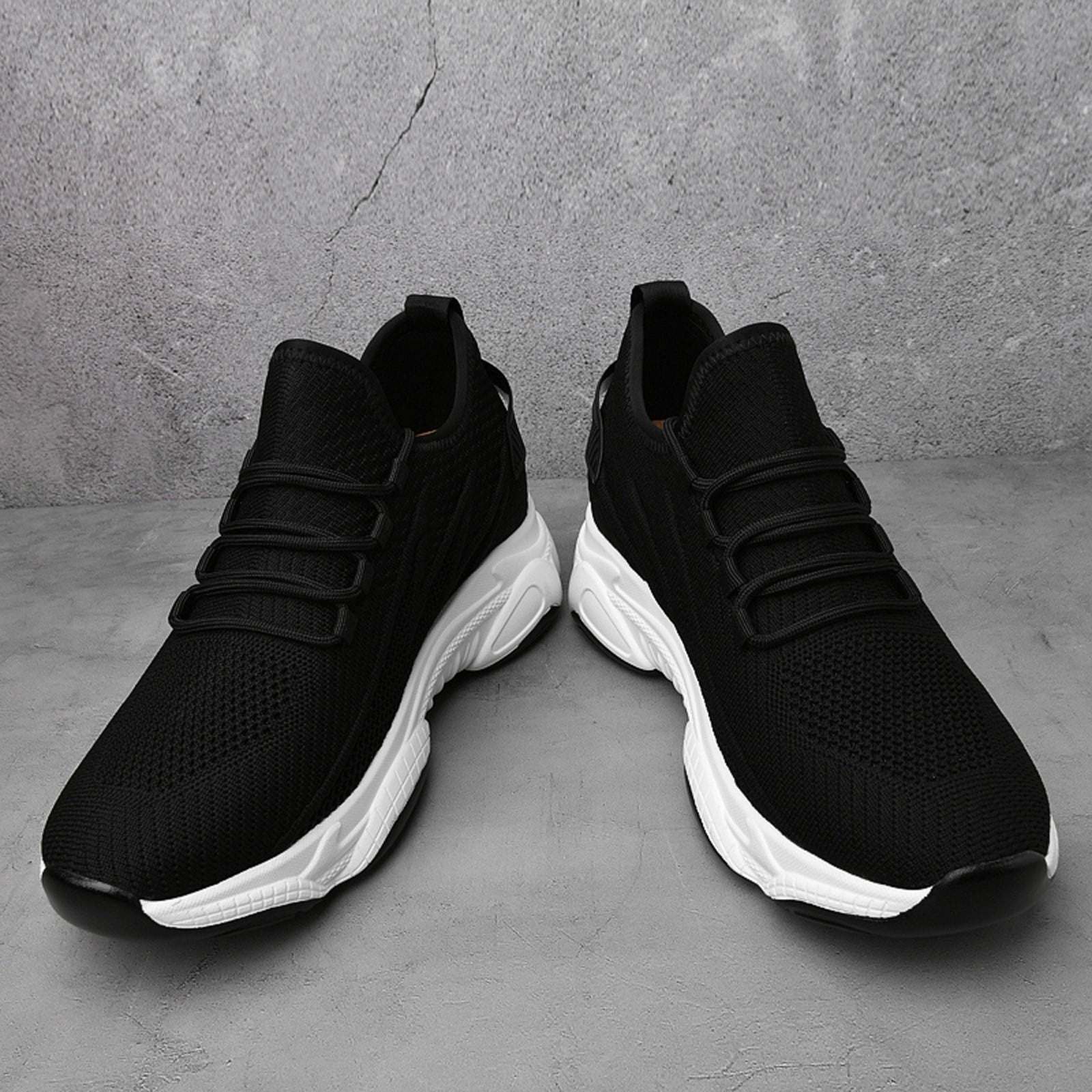 Men's Sneakers Outdoor Hiking Shoes High Top Breathable for Autumn and Winter Comfortable Athletic Footwear