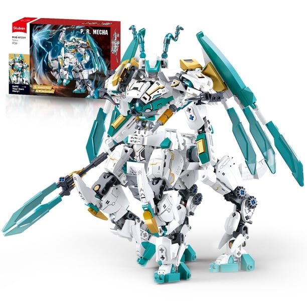 Juguete de construcción Sluban Transforming Mech Dragon Warrior 731 piezas