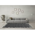 thumbnail image 3 of Ahgly Company Indoor Rectangle Abstract Gray Modern Area Rugs, 2' x 4', 3 of 4