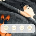 thumbnail image 6 of Catalonia Wearable TV Blanket with Sleeves Arms & Feet pockets for Adult Micro Plush Fleece Large Wrap Throw Robe, 6 of 7