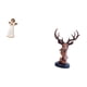thumbnail image 5 of Figura de resina de ángel,Estatua de ángel Figura Decoración del hogar Estante de interior,Figura de cabeza de ciervo,Adorno de cabeza de ciervo,estatua de animal decorativa,Figura de cabeza, 5 of 8