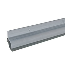 M-D Building Products 68726 36 in. Silver Aluminum & Vinyl with Drip Cap Commercial Screw-on Door Sweep