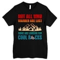 thumbnail image 3 of FLAGWIX Funny Gifts For Men - Not All Who Wander Are Lost Some Are Looking For Cool Rocks - Mens Shirts, 3 of 6