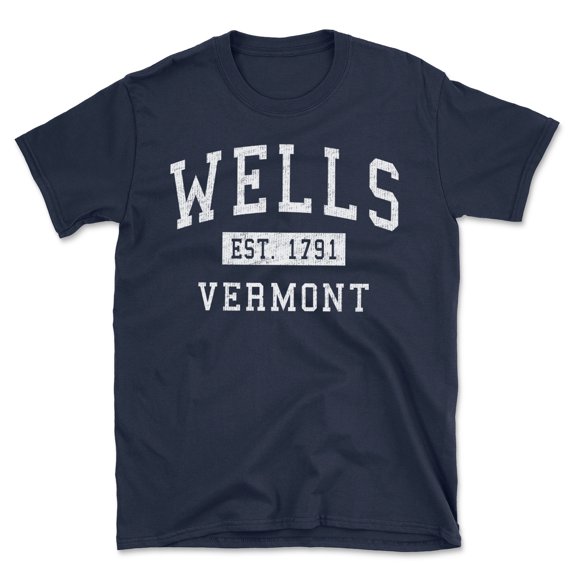 Wells Vermont Classic Established Men's Cotton T-Shirt