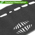thumbnail image 6 of Unique Bargains Dash Cover for FORD Explorer 2011-2019 Non-Slip Center Console Dash Cover Mat Polyester Silicone Gray, 6 of 7