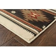 thumbnail image 2 of Oriental Weavers Hudson Area Rug - 087I1 - 5'3" x 7'6" - in Beige/ Green - Southwestern Lodge Style, Stain Resistant, Family and Pet Friendly , Bedroom, Office Rug, 2 of 2