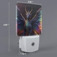 thumbnail image 2 of Pofeuu Rainbow Wings Majestic Dragon Print Night Lights Plug into Wall with Dusk-to-Dawn Light Sensor, LED Nightlight for Bathroom, Adult, Hallway-EU, 2 of 7