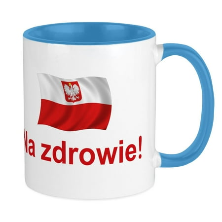 

CafePress - Polish Na Zdrowie Mug - Ceramic Coffee Tea Novelty Mug Cup 11 oz