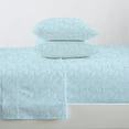 thumbnail image 3 of Great Bay Home Coastal Microfiber Wrinkle Resistant Sheet Set  (Queen, Blue Coral), 3 of 6