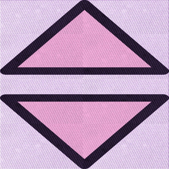 Ahgly Company Indoor Square Patterned Orchid Purple Area Rugs, 5' Square
