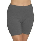 hanes women's stretch cotton bike short