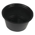 thumbnail image 2 of Souffle/portion Cups, 2 Oz, Polypropylene, Black, 20 Cups/sleeve, 125 Sleeves/carton | Bundle of 5 Cartons, 2 of 2