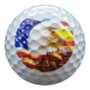 GBM Golf American Flag Golf Ball Assortment – 12 Designs – 12 Pack Patriotic Set