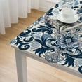 thumbnail image 4 of nygtbtfer Blue Boho  Tablecloth, Fitted Table Cover with Elastic for  Tables, Modern Geometric Abstract Art Table Cloth Outdoor Indoor Dinning Party  Tablecloths, 4 of 7